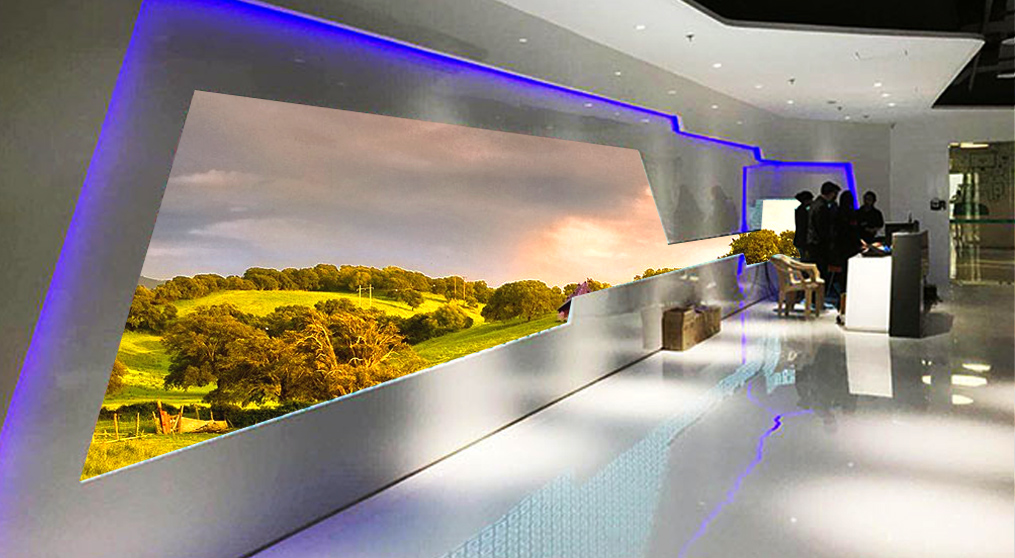 NG大舞台LED异形屏走进OPPO印度总部