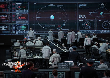 NG大舞台LED显示屏在电影《流浪地球2》中大放异彩