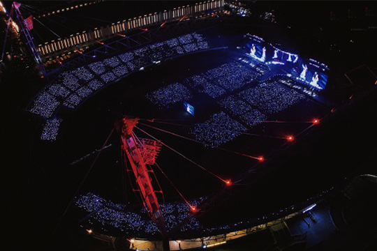 又一舞台奇迹！NG大舞台LED锥形屏燃爆2024张韶涵巡演现场 