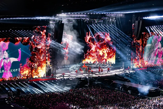 天后回归！NG大舞台LED巨幕助力张韶涵打造梦幻舞台，唱响哈尔滨！