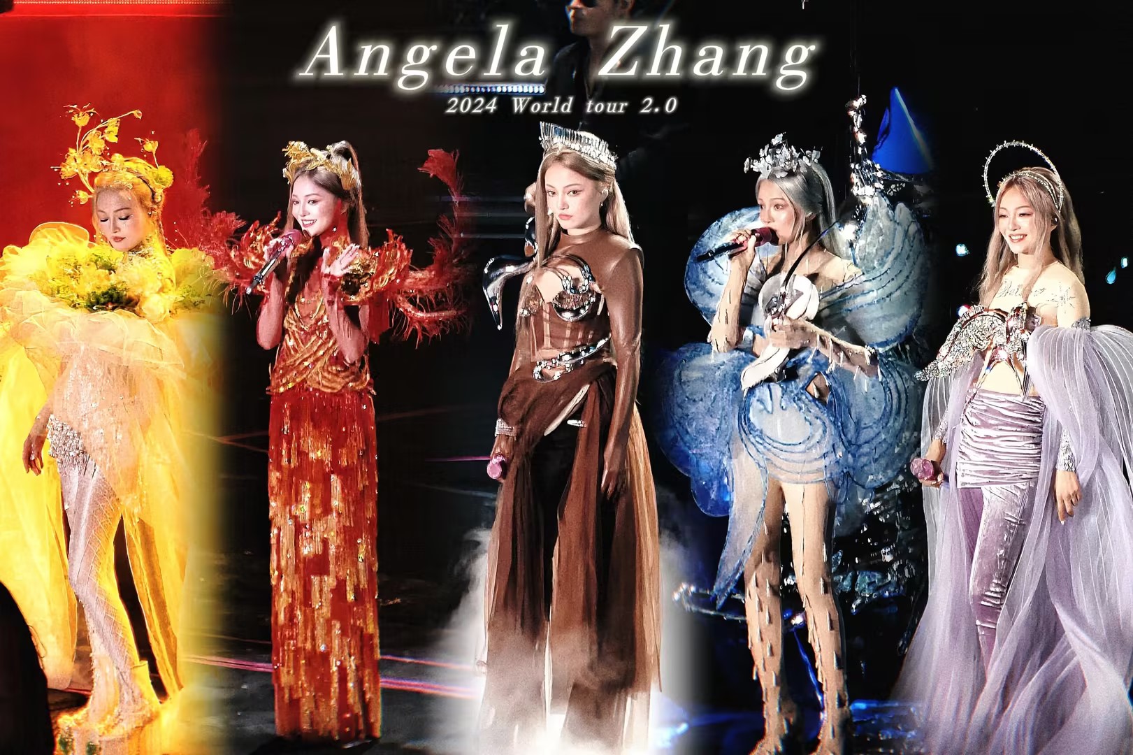 璀璨夺目！NG大舞台LED巨幕打造光影魔法，张韶涵湖州演唱会变身高定秀场